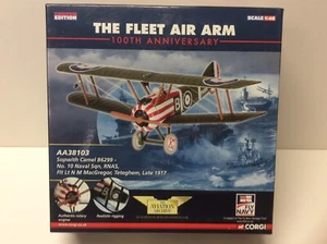 CORGI 1:48 Scale AA38103 Sopwith Camel - Norman MacGregor w/Box & Card - Picture 1 of 18