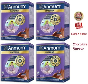 4X Latte Anmum Materna 650g per Donna Incinta Aroma Cioccolato - SPEDIZIONE GRATUITA - Foto 1 di 5