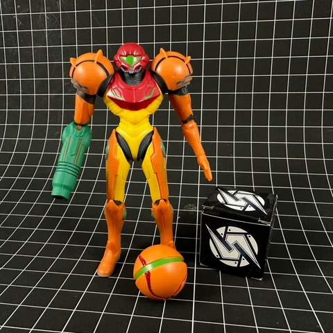 World of Nintendo Metroid - Samus w/ Morphball Complete Figure Cover