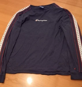 Champion Shirt, langärmlig, Dunkelblau, Größe S - Bild 1 von 1