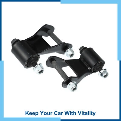 Pacote (2) kit de manilha de mola de folha traseira 228716 para GMC Sierra para Chevy Silverado - Imagem 1 de 4