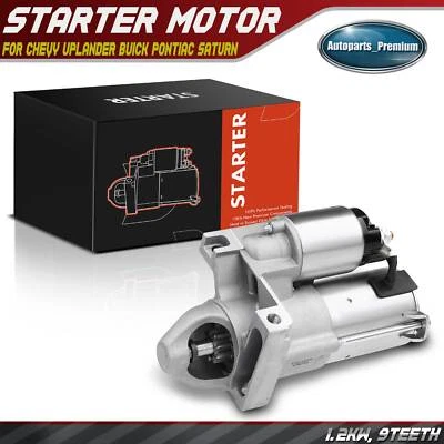 Motor de arranque para Chevrolet Uplander 06-08 Buick Pontiac Saturn 1.2KW 12V CW 9T - Imagem 1 de 4