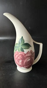 Vintage Red Wing LEXINGTON ROSE PATTERN Hand Painted WATER PITCHER 13” USA - Picture 1 of 12