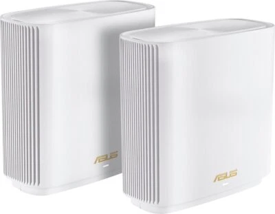 ASUS ZenWiFi XT9 AX7800 Tri-Band WiFi 6 AiMesh System Router (2-pack) - White UD - Image 1 of 3