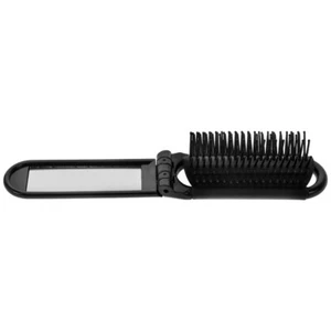 Foldable Brush for Purse Travel Brushes Hair Folding with Mirror Mini Man Miss - Picture 1 of 12