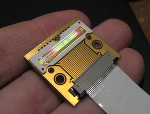 Weird Rare RGB Discrete Die LED Display Bar vintage gold nixie - Picture 1 of 2