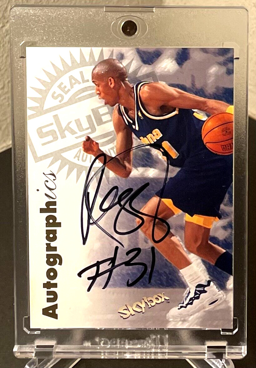 Reggie Miller Basketball Autographed Sports Trading Cards 