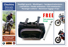 Motorcycle handlebar/frame mount waterproof case with FREE tyre pressure guage 