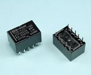 4 pcs Aromat 1A 4.5vdc 253 Ohm DPDT Relay Panasonic Matsushita NAIS - Picture 1 of 1