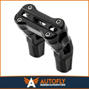 4" PULL-BACK CLAMP HANDLEBAR RISERS for HARLEY DAVIDSON Models w/ 1" Handle Bars - Picture 1 of 12