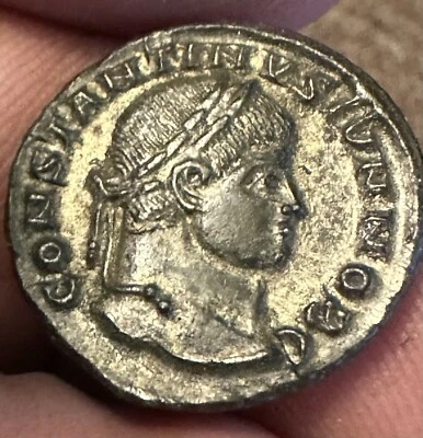 Constantine II 328AD Siscia PROVIDENTIAE 3.33g 18mm Beautiful! - Image 1 of 4