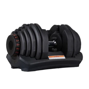 Adjustable Dumbbell 40 kg Home Gym Quick Dial Smart Exercise Fitness Bar Broken - Picture 1 of 7