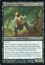 Magic Mtg FOIL Shadowmoor Puppeteer Clique   near mint