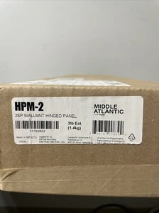 Middle Atlantic Wall Mount Hinged Panel 6" Deep HPM-2 - Photo 1/3