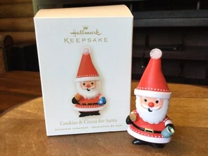 Cookies & Cocoa For Santa Claus Christmas Hallmark Keepsake Ornament 2008 - Picture 1 of 2