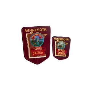 Lote de 2 hombros grandes y pequeños de parches de la Patrulla Estatal de Minnesota - Imagen 1 de 6