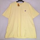 Carhartt Loose Fit Short Sleeve T Shirt Mens 2Xl Xxl Yellow Heavyweight Nwt