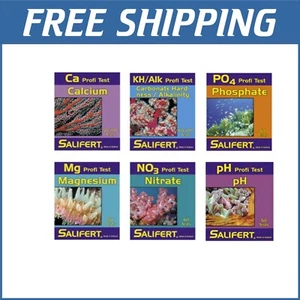 Marine Reef Test Kit Set - Calcium, pH, Alkalinity & Nitrate Tests Included - Picture 1 of 2