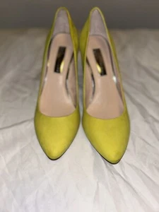 I.N.C International Concepts neon yellow heels Size 6 - Picture 1 of 5