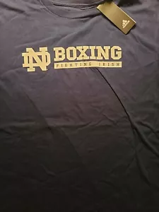 Notre Dame Fighting Irish Boxing Bengal Bouts T XL NWT GO IRISH! Navy Blue - Picture 1 of 8