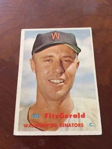 1957 Topps Set Break #367 Ed Fitzgerald vgood - Bild 1 von 1