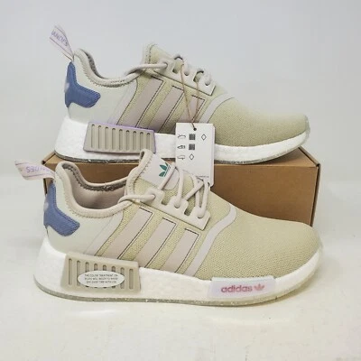 Wmns Adidas Originals NMD_R1 Boost Shoe / Brown Tech Emerald / GW5680 / Size 8.5 - Image 1 of 4