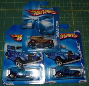 3X - 2008 Hot Wheels All Stars - '32 Ford Delivery - Variations - Picture 1 of 10