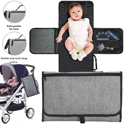 Nappy Changing Bag Pad Mummy Backpack Baby Diaper Bag Travel Waterproof - image 1 of 4