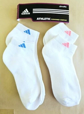 Adidas Climalite Calcetines Corte Bajo Acolchados Comodidad 4 Pares Talla 5-10 Foto 1 de 2