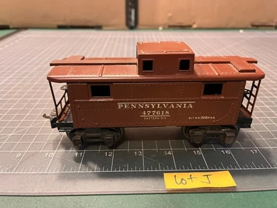Lionel O Train 1945 Version BROWN METAL 2457 Caboose Pennsylvania 477618 Lot J - Image 1 of 4