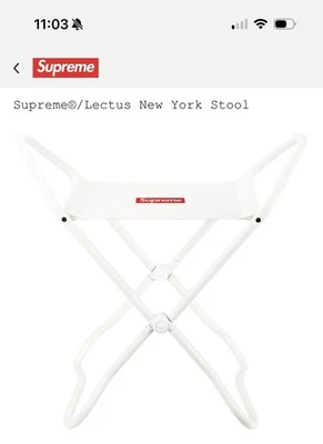 Supreme Lectus/ New York Stool Brand New - Image 1 of 2