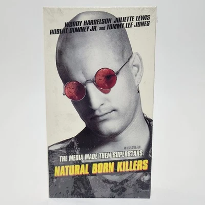 Natural Born Killers VHS SEALED Watermarks WHV Stamp Woody Harrelson VTG  Foto 1 de 4