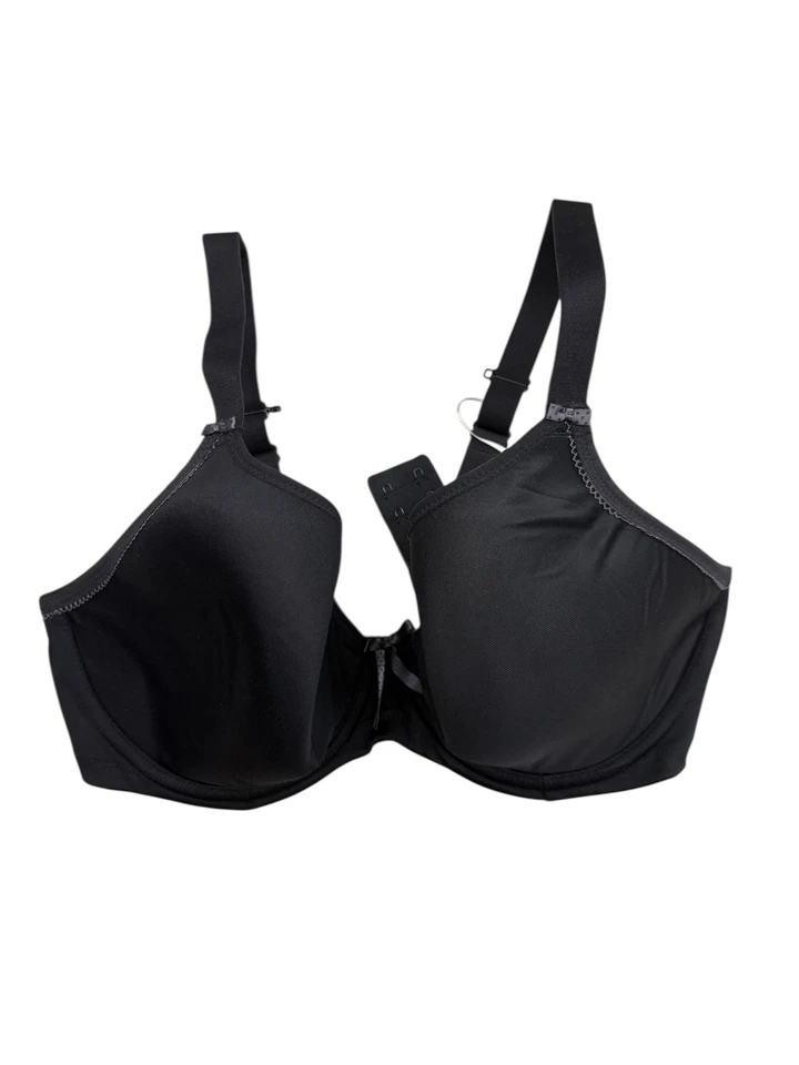 Elomi 黑色 Bijou 钢圈可调式聚拢 T 恤文胸,美国 34G,英国 34F — 第 1/1 张图片