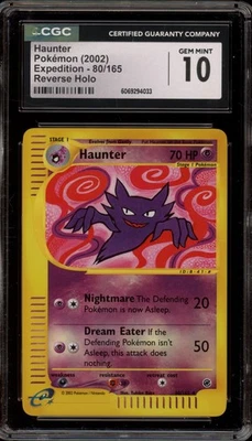 Pokemon Haunter Expedition Reverse Holo #80 CGC 10 Gem Mint - Image 1 of 2