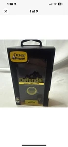 $59 OtterBox Defender Apple iPhone XR Rugged Phone Case Protector Black 77-59781 - Zdjęcie 1 z 2