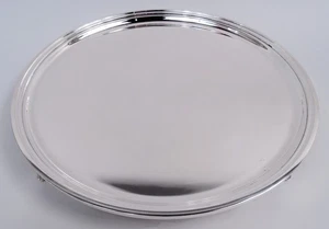 Bandeja neoclásica antigua Kirk Salver 4122 plata esterlina americana 1925/32 - Imagen 1 de 6