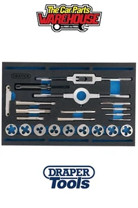 Draper 63520 Combination Tap and Die Set - Metric and BSP in EVA Foam Insert Tra - Picture 1 of 4