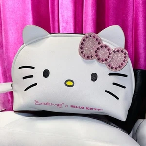 Hello Kitty Creme Shop Travel Cosmetic Makeup Bag Toiletry Gym Holiday Pouch - Picture 1 of 12