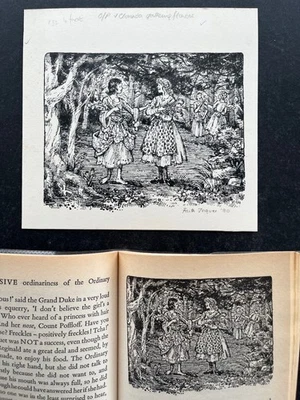 Faith Jaques pen & ink PUBLISHED M M Kaye Princess Book The Far Pavilions author Foto 1 de 4