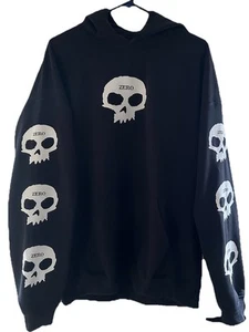 Nuevo Pullover con Capucha Negro Calavera Planchado Personalizado para Adultos Tallas S M L XL Hecho a Mano - Imagen 1 de 6