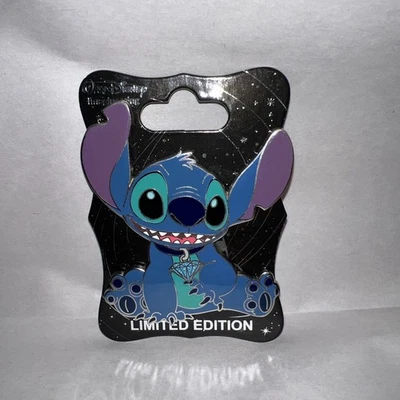 Prendedor WDI Stitch Disneyland 60 aniversario diamante celebración LE 250 2016 Foto 1 de 4