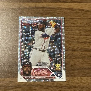 2023 Topps Update Debut Silver Patterned Foil Michael Harris II #US225 Rookie RC - Picture 1 of 2