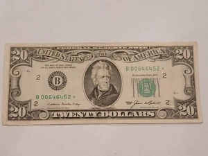 1985 Series 20 Dollar Bill StarNote /New York - Picture 1 of 4