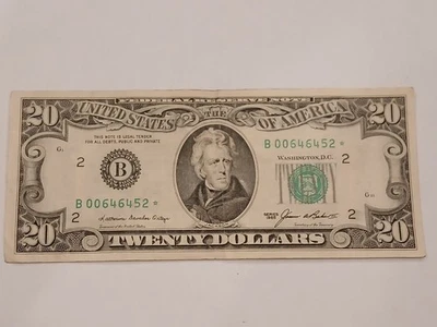 1985 Series 20 Dollar Bill StarNote /New York - Image 1 of 4