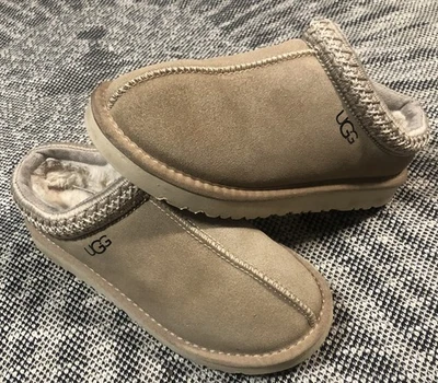 UGG Chestnut Suede Slip-Ons Tasman Size 7 - Image 1 of 4