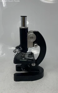 Tasco Black Silver 1200X Science Education Microscope Not Tested - Picture 1 of 12