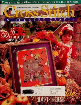 Cross Stitch & Country Crafts Magazine Better Homes & Garden Sept Oct 1993 #1 - Image 1 of 4