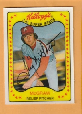 Tug McGraw Philadelphia Phillies 1981 Kellogg's #37 - Image 1 of 2