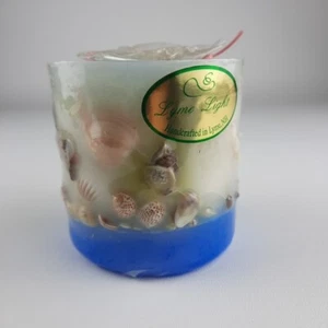 Lyme Light Handcrafted Seashell Sea Shell Beach Candle - Picture 1 of 9