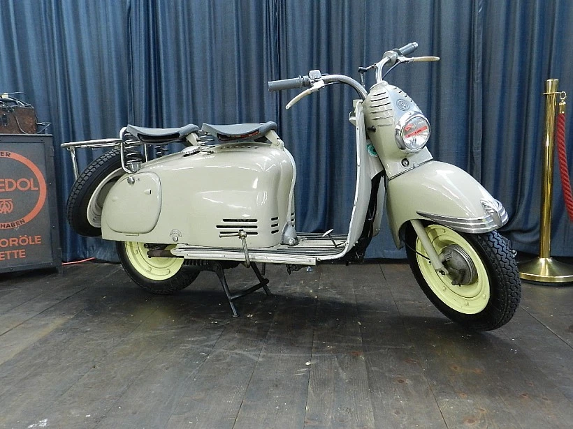 Puch RL 125 Oldtimer Roller 1953 mit österreischische Papiere Motorrad Klassiker - Bild 1 von 4